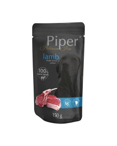 Piper Platinum Pure Adult Αρνί Pouch 150gr