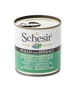 Schesir Dog Κοτόπουλο με Σπανάκι 285gr