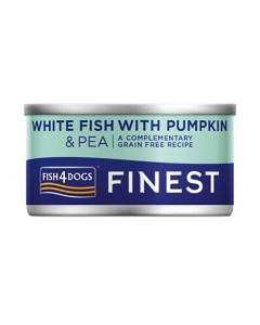 Fish4Dogs White Fish with Pumpkin & Pea 85gr
