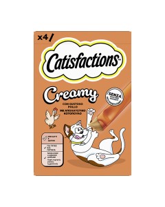 Catisfactions Creamy με Κοτόπουλο 4x10gr