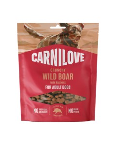 Carnilove Dog Adult Crunchy Snack Wild Boar & Rosehip 200gr