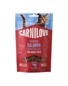 Carnilove Cat Adult Crunchy Snack Salmon & Catnip 50gr