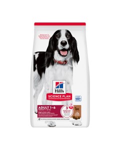 Hill's Science Plan Dog Adult Medium με Αρνί & Ρύζι 2.5kg