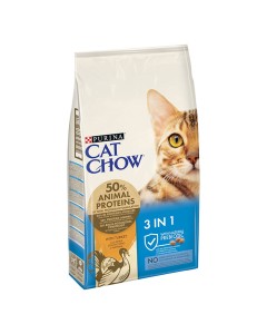 Purina Cat Chow Adult Feline 3in1 &Gamma;&alpha;&lambda;&omicron;&pi;&omicron;ύ&lambda;&alpha; 15kg