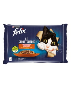 Felix Agail Κουνέλι & Αρνί σε Ζελέ 4x85gr