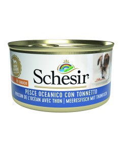 Schesir Dog Adult Small Ψάρια Ωκεανού & Τόνος 85gr