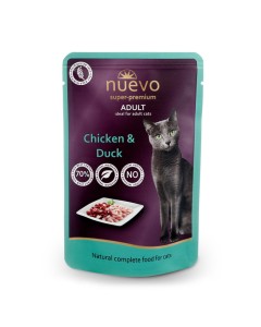 Nuevo Adult Κοτόπουλο & Πάπια 85gr