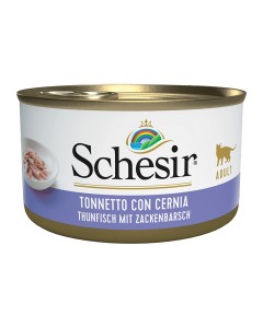 Schesir Cat Τόνος & Σφυρίδα σε Ζελέ 85gr