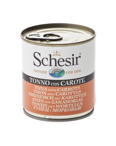 Schesir Dog Τόνος & Καρότα σε Ζελέ 285gr