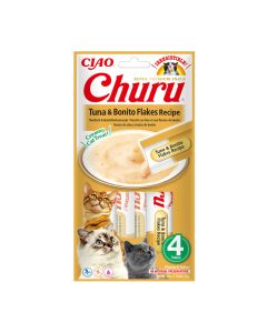 Inaba Churu Cat Κρεμώδης Λιχουδιά με Τόνο & Παλαμίδα 56gr