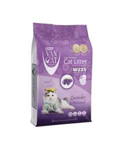 Άμμος Γάτας Van Cat Lavender Clumping 10kg (Ψιλή άμμος)