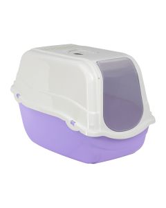 Pet Camelot Τουαλέτα Romeo 57x39x41cm με Πορτάκι & Φίλτρο Λιλά