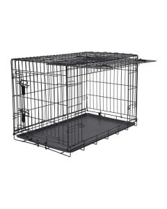 Μεταλλικό Κλουβί Wire Crate Σκύλου με  Συρόμενη Πόρτα XL 106x70x76εκ.