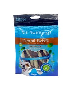 Tail Swingers Dental Twists με Μοσχάρι 130gr
