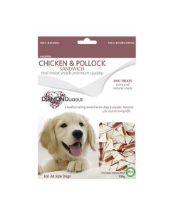 Pet Camelot Μπουκιές Στήθος Κοτόπουλο & Ψάρι 100gr