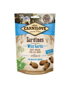 Carnilove Snack Soft Sardines & Garlic 200gr