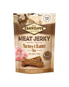 Carnilove Snack Jerky Turkey & Rabbit Bar 100gr