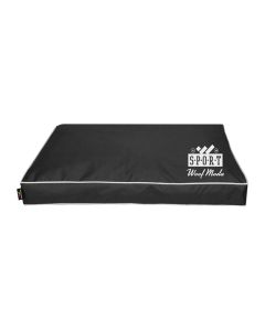 Woofmoda Στρώμα Σκύλου - Γάτας Αδιάβροχο Μαύρο Sport 70x115x10εκ.