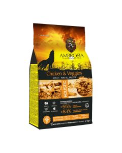 Ambrosia Grain Free Adult Chicken & Vegies 2kg