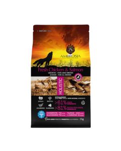 Ambrosia Grain Free Puppy Large Chicken & Salmon 2kg