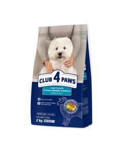 Club 4 Paws Adult Small Lamb & Rice 2kg