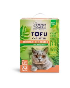 Perfect Care Cat Litter Tofu Sensitive 2x7L