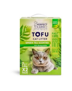 Perfect Care Cat Litter Tofu Green Tea 2x7L