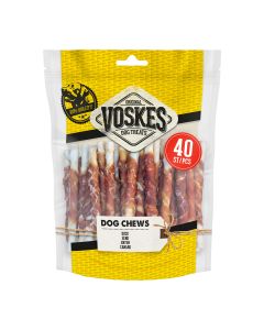 Voskes Sticks Rawhide With Duck 40τμχ 400gr