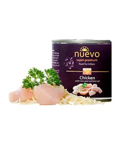 Nuevo Kitten Κοτόπουλο με Ρύζι 200gr