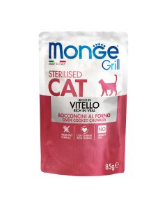 Monge Grill Cat Sterilised Rich in Veal 85gr