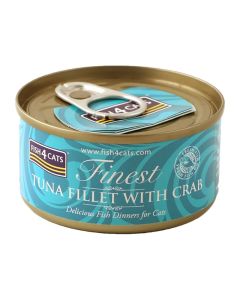 Fish4Cats Tuna Fillet & Crab 70gr