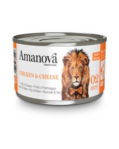 Amanova Cat Chicken & Cheese Broth 70gr