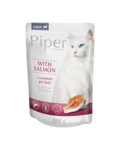 Piper Cat Adult Σολομός Pouch 100gr