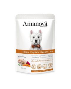 Amanova Puppy Exquisite Chicken Grain Free 100g Φακελάκι