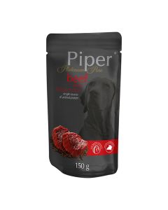 Piper Platinum Pure Adult Βοδινό & Καστανό Ρύζι Pouch 150gr