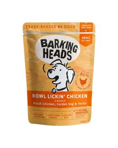 Barking Heads Wet Bowl Lickin Chicken 300gr