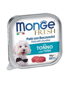 Monge Dog Pate & Chunkies with Tuna 100gr