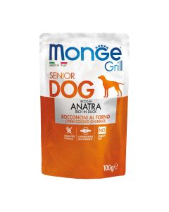 Monge Grill Dog Senior Rich in Duck 100gr