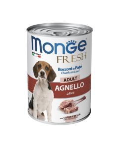 Monge Dog Pate & Chunks Adult Lamb 400gr