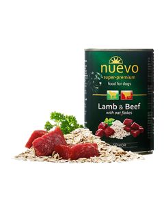 Nuevo Senior Αρνί & Βοδινό με Νιφάδες Βρώμης 400gr