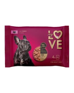 My Love Dog Adult Turkey 4x100gr