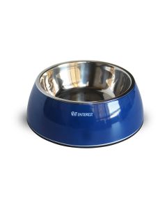 Pet Interest Dual Bowl Διπλό Μπολ 350/400ml Μπλε