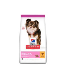 Hill's Science Plan Dog Adult Light Small & Mini με Κοτόπουλο 1.5kg (1.2kg+300gr Δώρο)