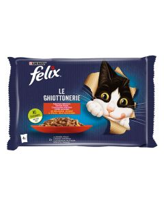 Felix Agail Βοδινό σε Ζελέ 4x85gr