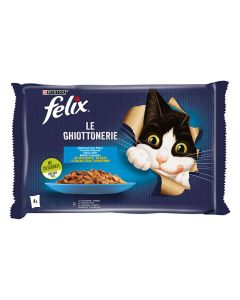Felix Agail Σολομός & Τόνος σε Ζελέ 4x85gr