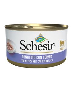 Schesir Cat Τόνος & Σφυρίδα σε Ζελέ 85gr