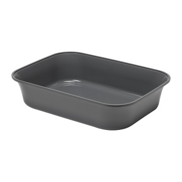 Moderna Λεκάνη Γάτας Just Perfect Σκούρο Γκρι Jumbo 49.6x37.1x11.5cm