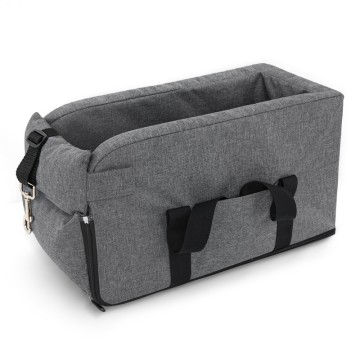Pet Κάθισμα Αυτοκινήτου Γκρι 42x22x12cm