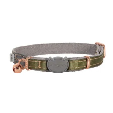 Rogz Περιλαίμιο Γάτας Urban Olive Twist S 20-31cm