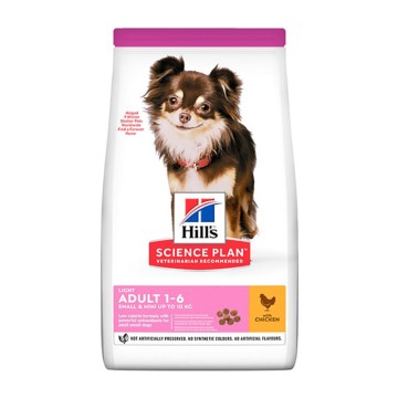 Hill's Science Plan Dog Adult Light Small & Mini με Κοτόπουλο 6kg